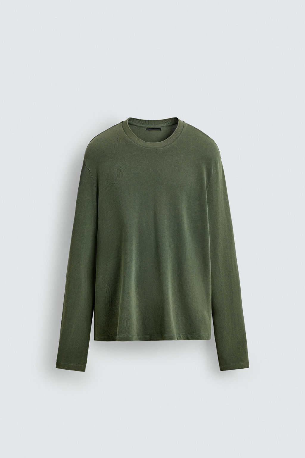 WASHED COTTON SWEATER - Zara фото 7