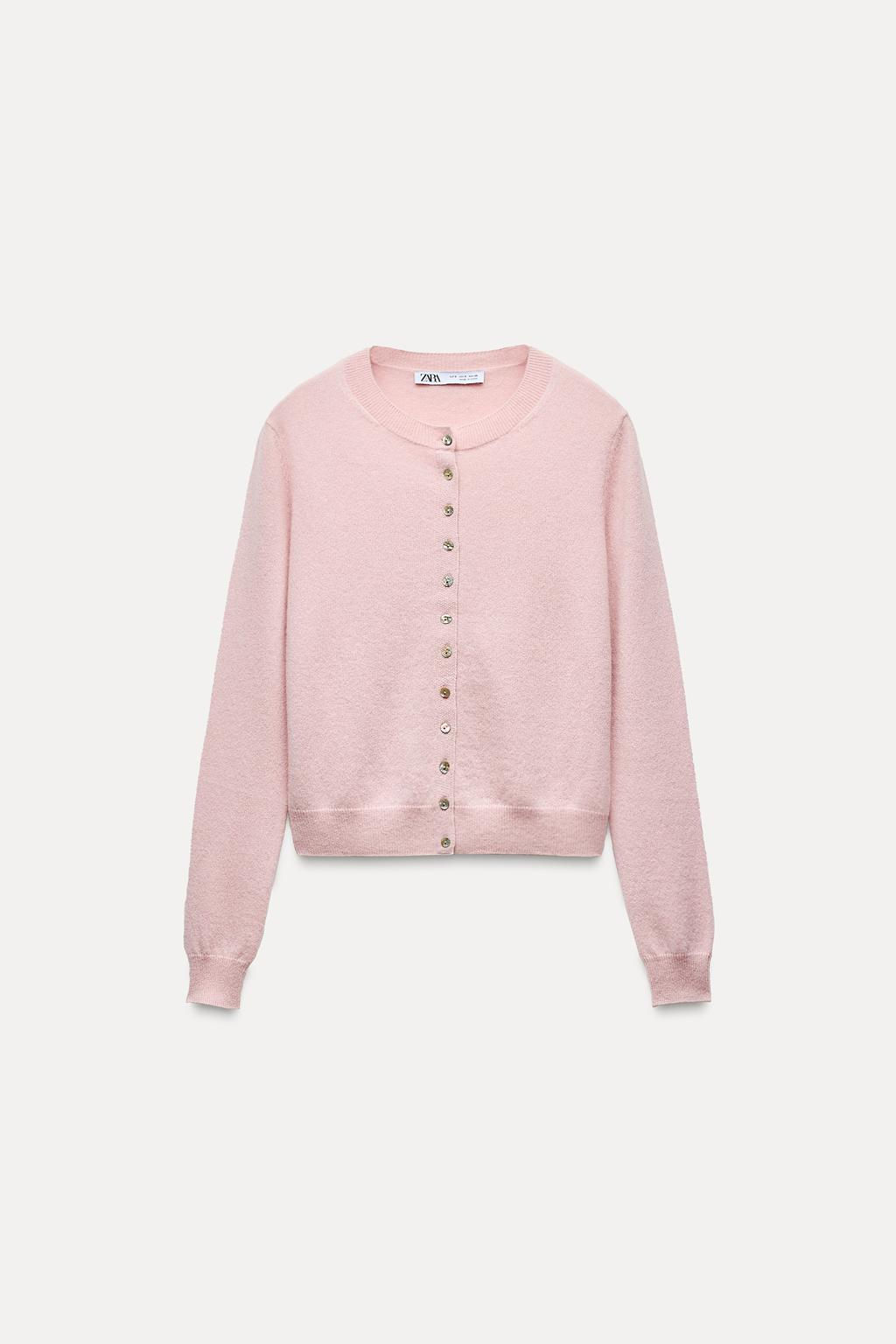 PLAIN 100% CASHMERE CARDIGAN - Zara фото 3