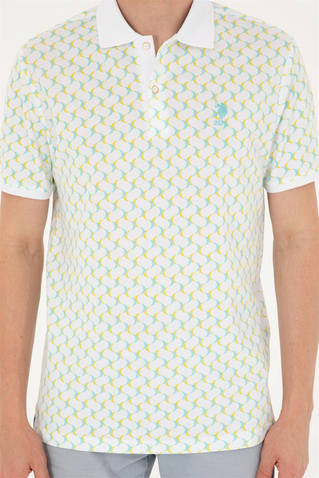 U. S. Polo Assn / Мужская мятная футболка - U.s. polo assn фото 6