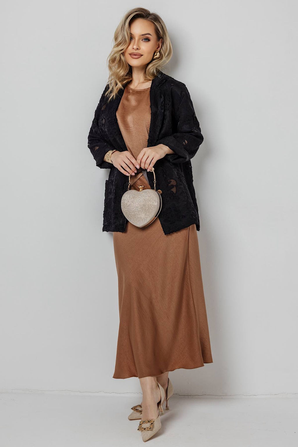 Блузка женская 4483/02/Коричневый - Rise фото 2