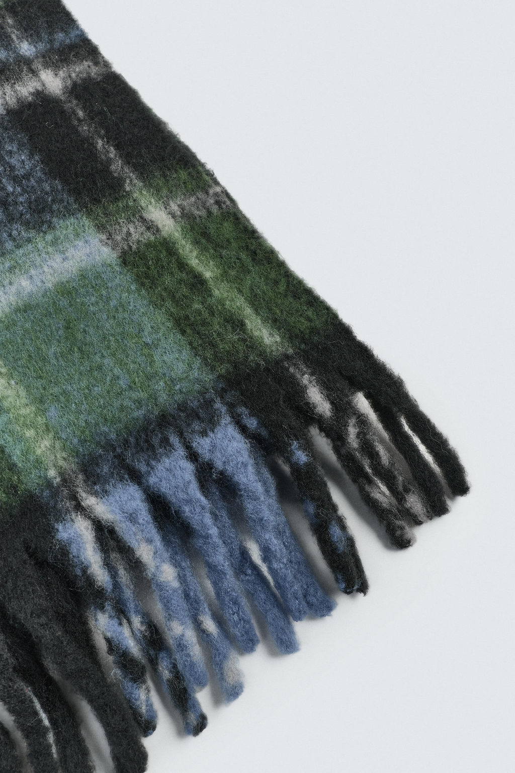 BRUSHED CHECK SCARF - Zara фото 5