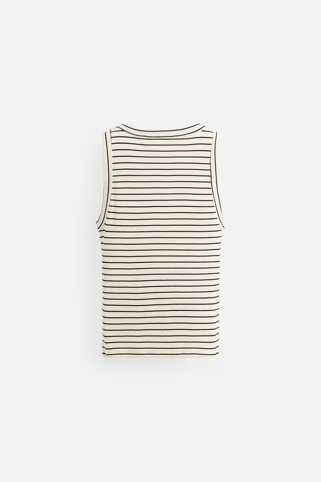 STRIPED TANK TOP - Zara фото 7