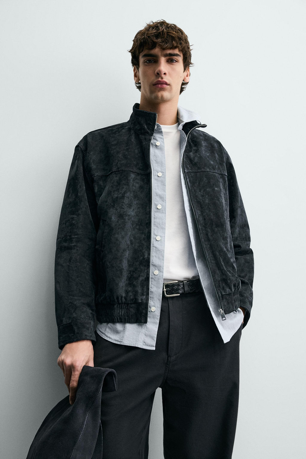 SUEDE LEATHER JACKET - Zara фото 14