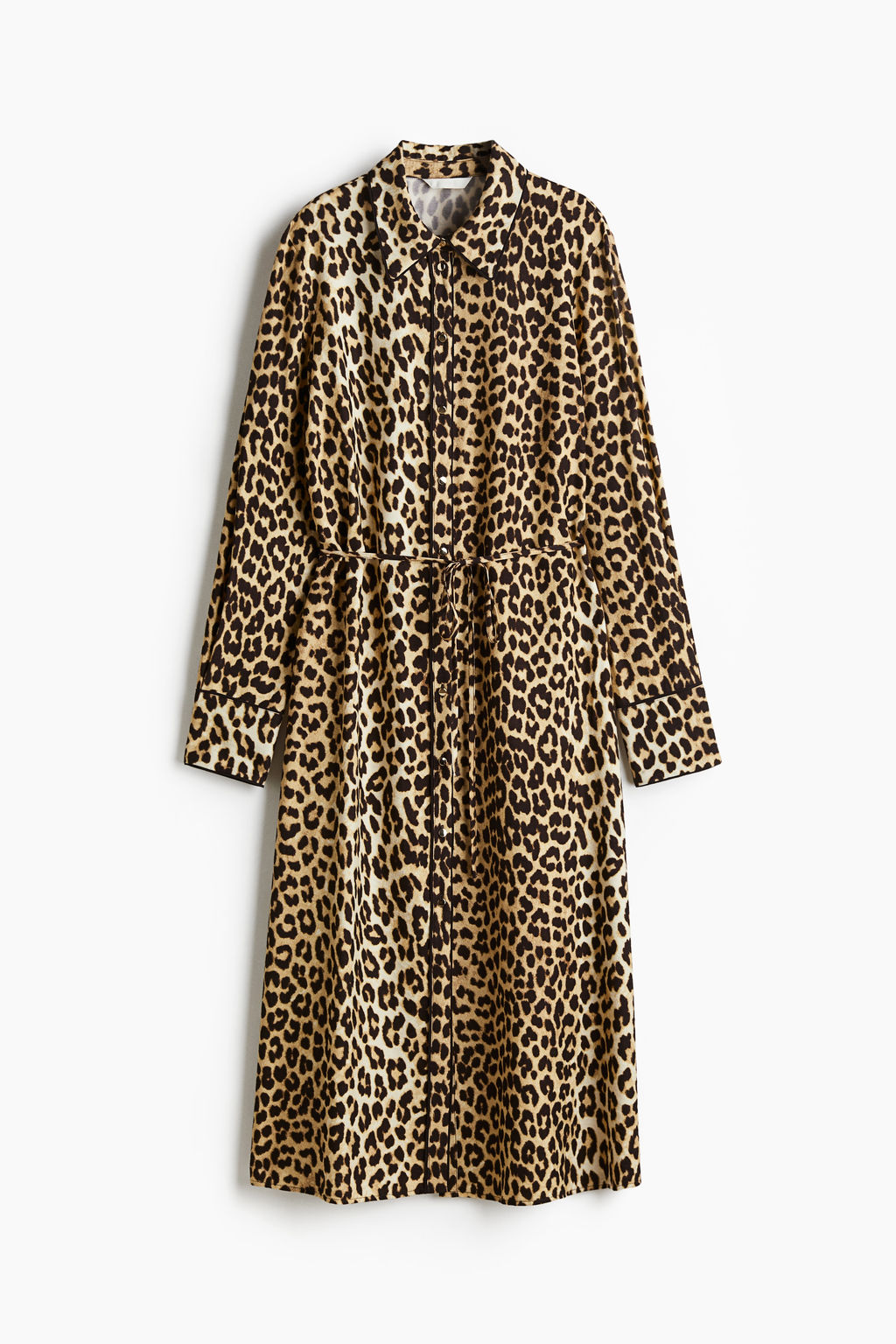 Vestido estampado con cinturon de anudar - H&m фото 8