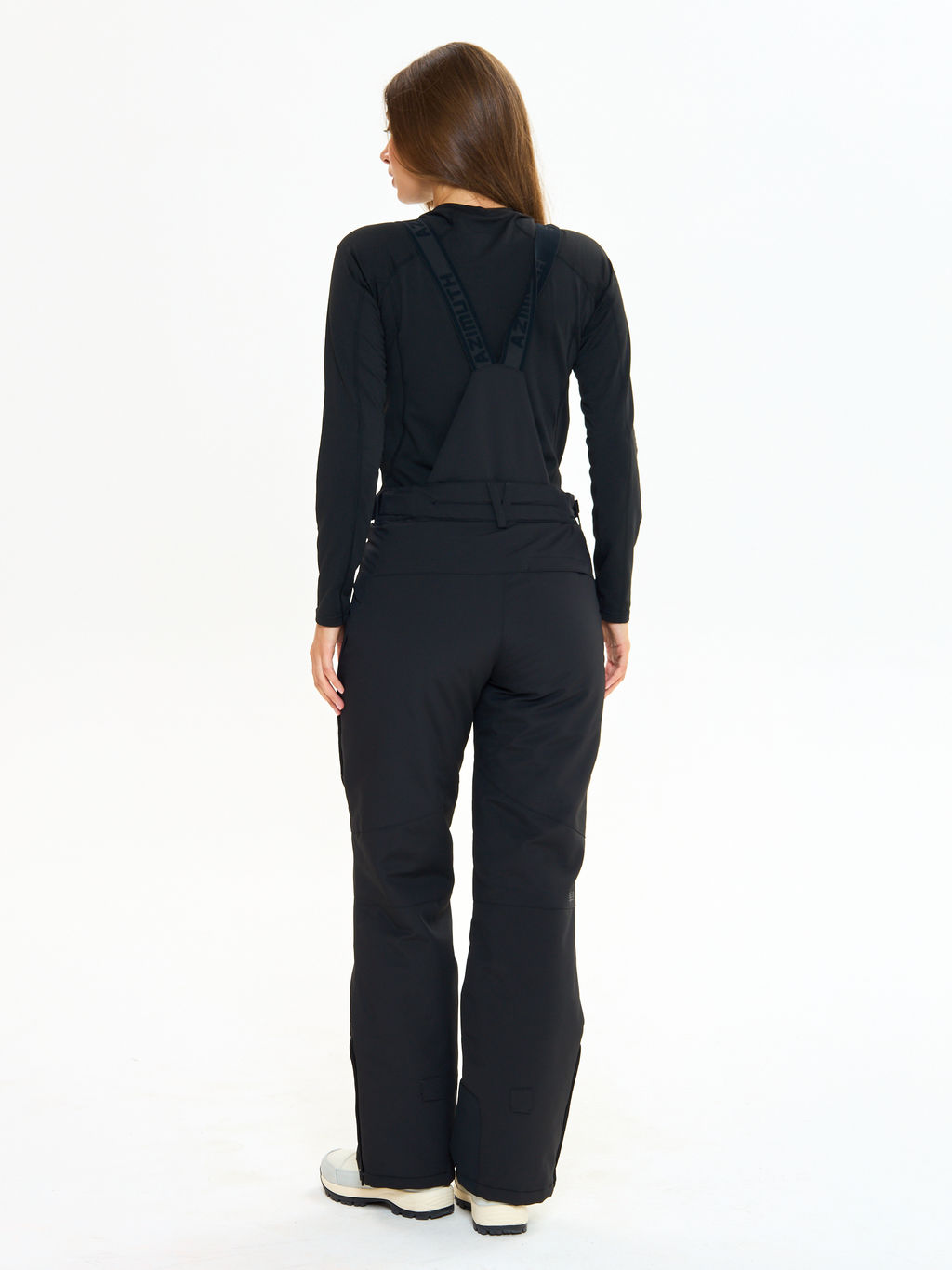 Женские мембранные сноубордические / горнолыжные брюки Azimuth Снежное Созвездие 124/9415_10 Черный  фото 11