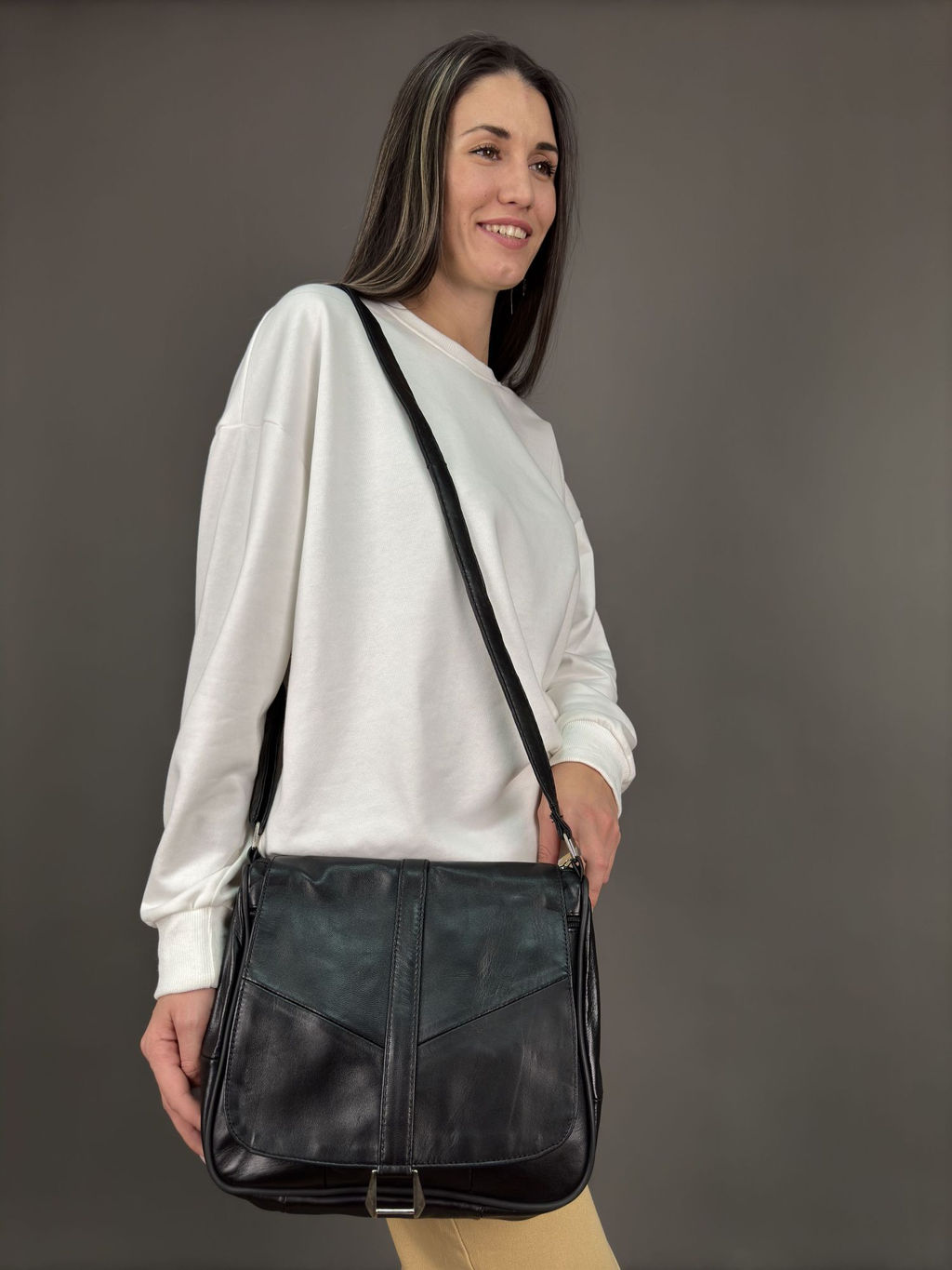 Сумка женская из телячьей кожи