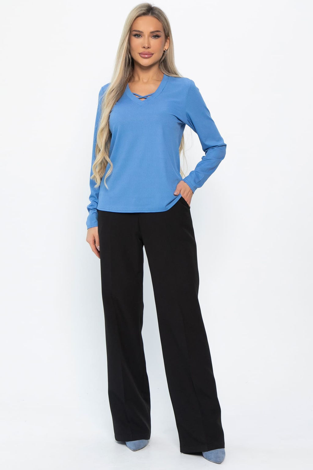 Джемпер Андрио (голубой) Б14743-50М - Lt collection фото 7