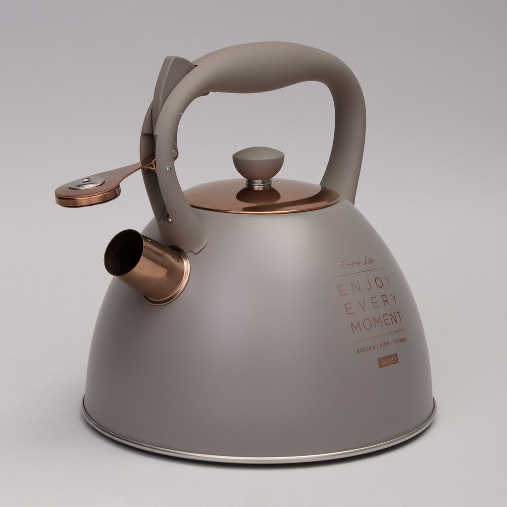 ЧАЙНИК AGNESS СО СВИСТКОМ, 3,0 Л ТЕРМОАККУМУЛИРУЮЩЕЕ ДНО, ИНДУКЦИЯ  фото 3