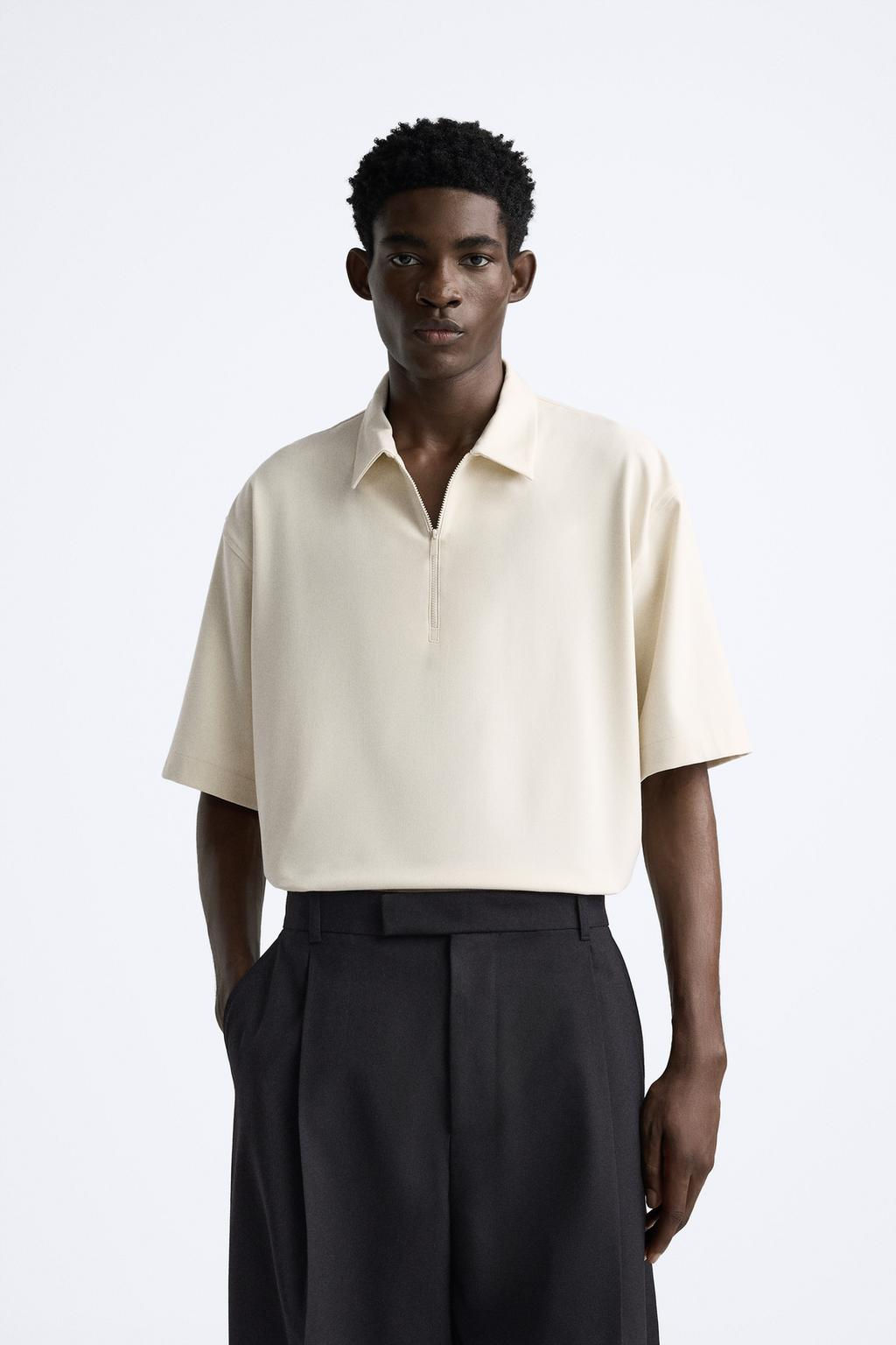 ZIPPED POLO SHIRT - Zara фото 2