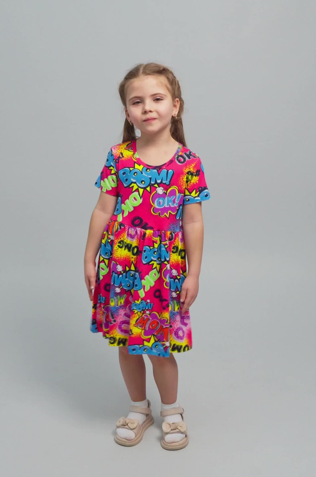 Летнее платье из бамбука для девочки Happyfox - Happy fox фото 2