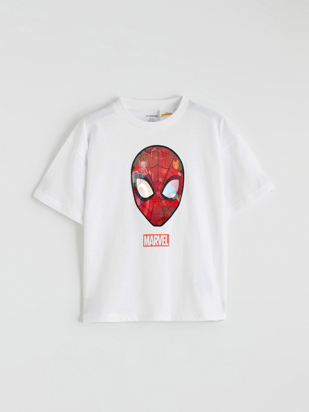 Marvel Hologram Bask?l? Erkek ?ocuk Ti??rt