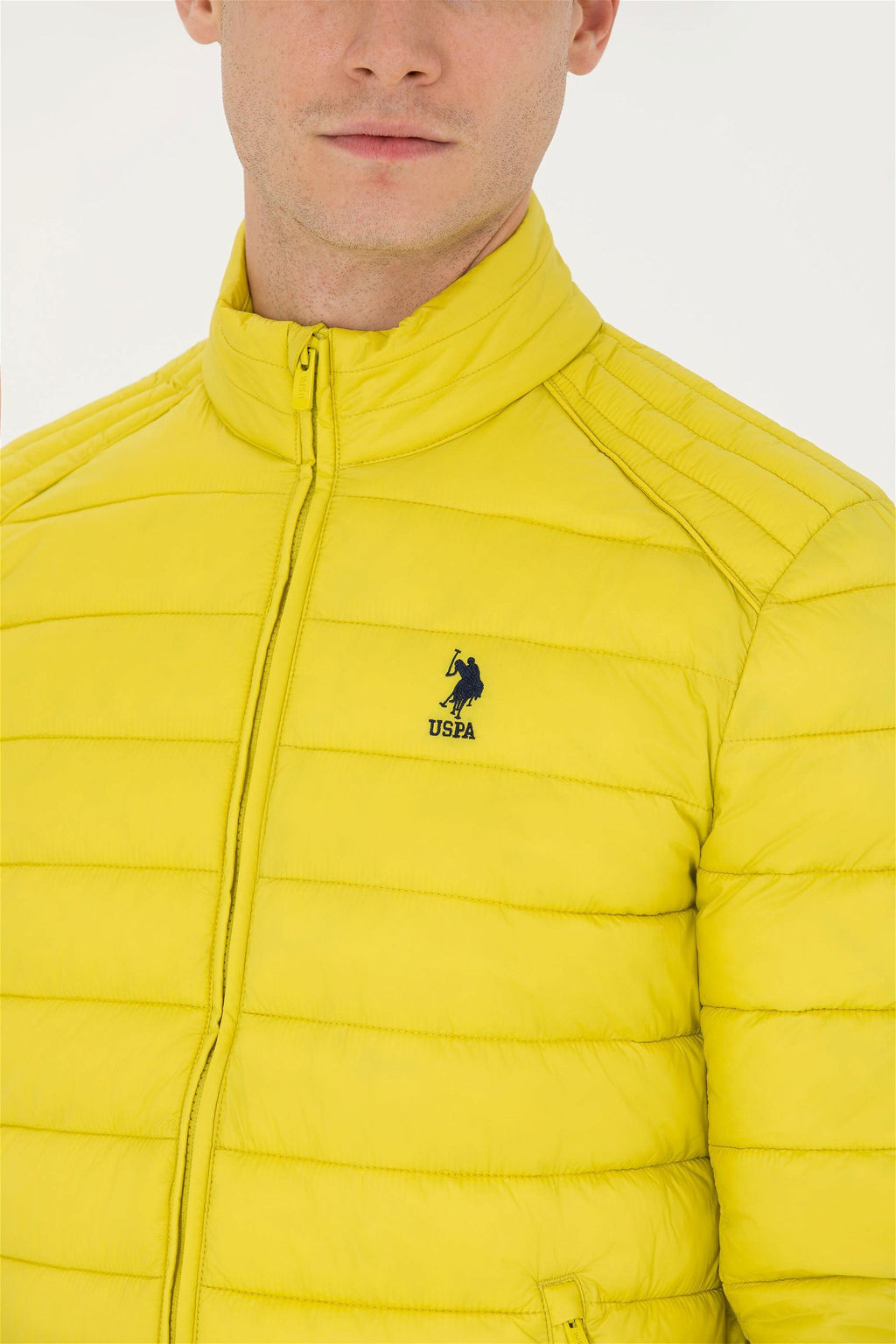 U. S. Polo Assn Мужское неоново-желтое пальто - U.s. polo assn фото 7