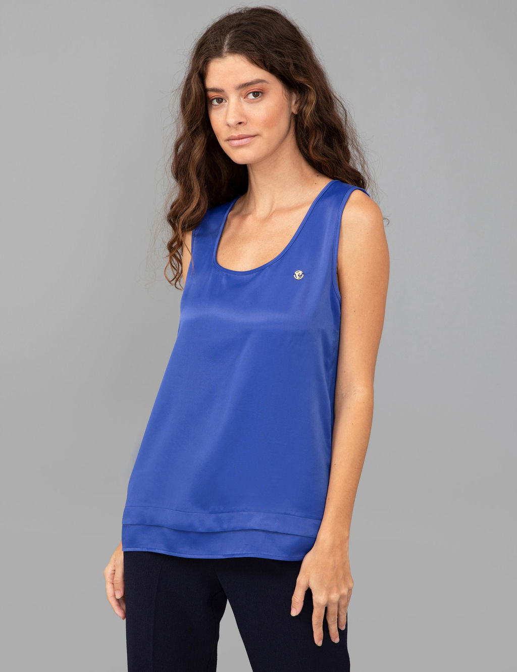 Sax Saten Kolsuz Bluz - Pierre cardin фото 4