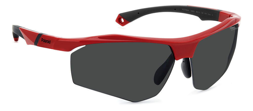 Солнцезащитные очки POLAROID PLD 7055/S Красный, мужские фото 3