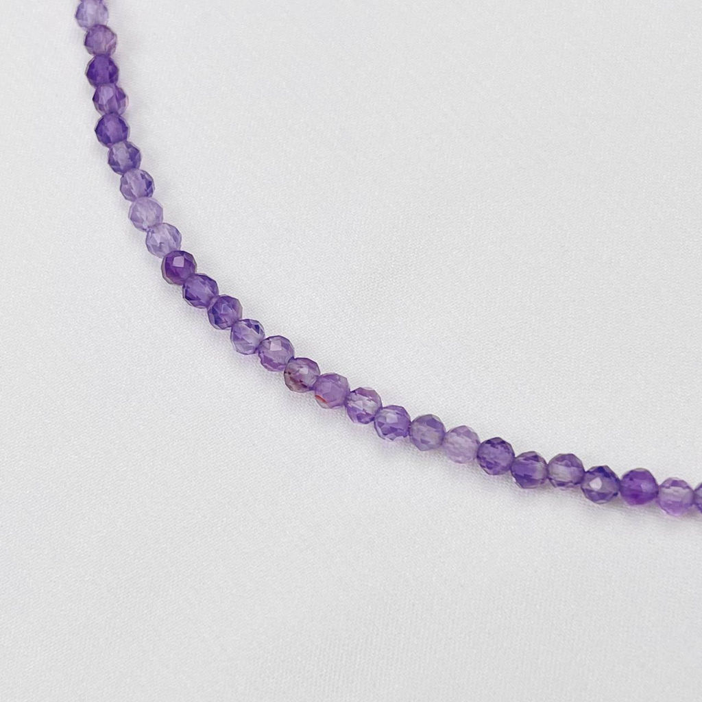 Колье из Аметиста и Жемчуга 42 см +