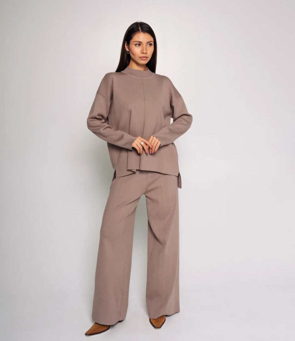 Костюм #КТ651 (1), бежевый