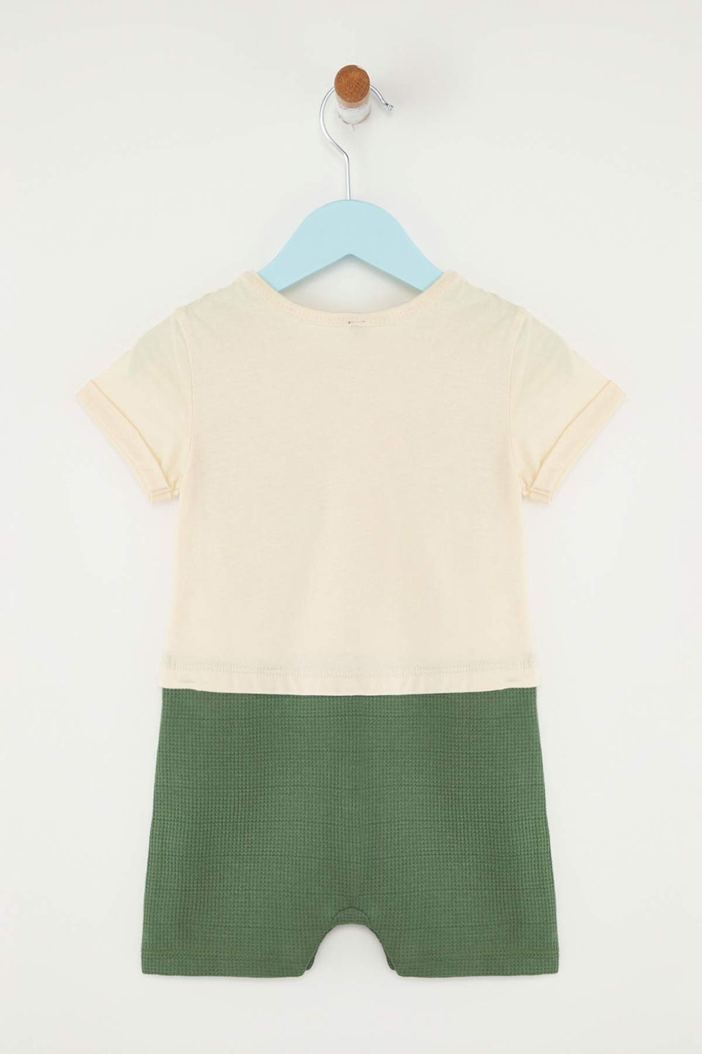 Tas Erkek Bebek Pamuklu Animal Bask?l? Dokulu Orme Tulum TKDSS25TU00021 - Trendyolmilla фото 4