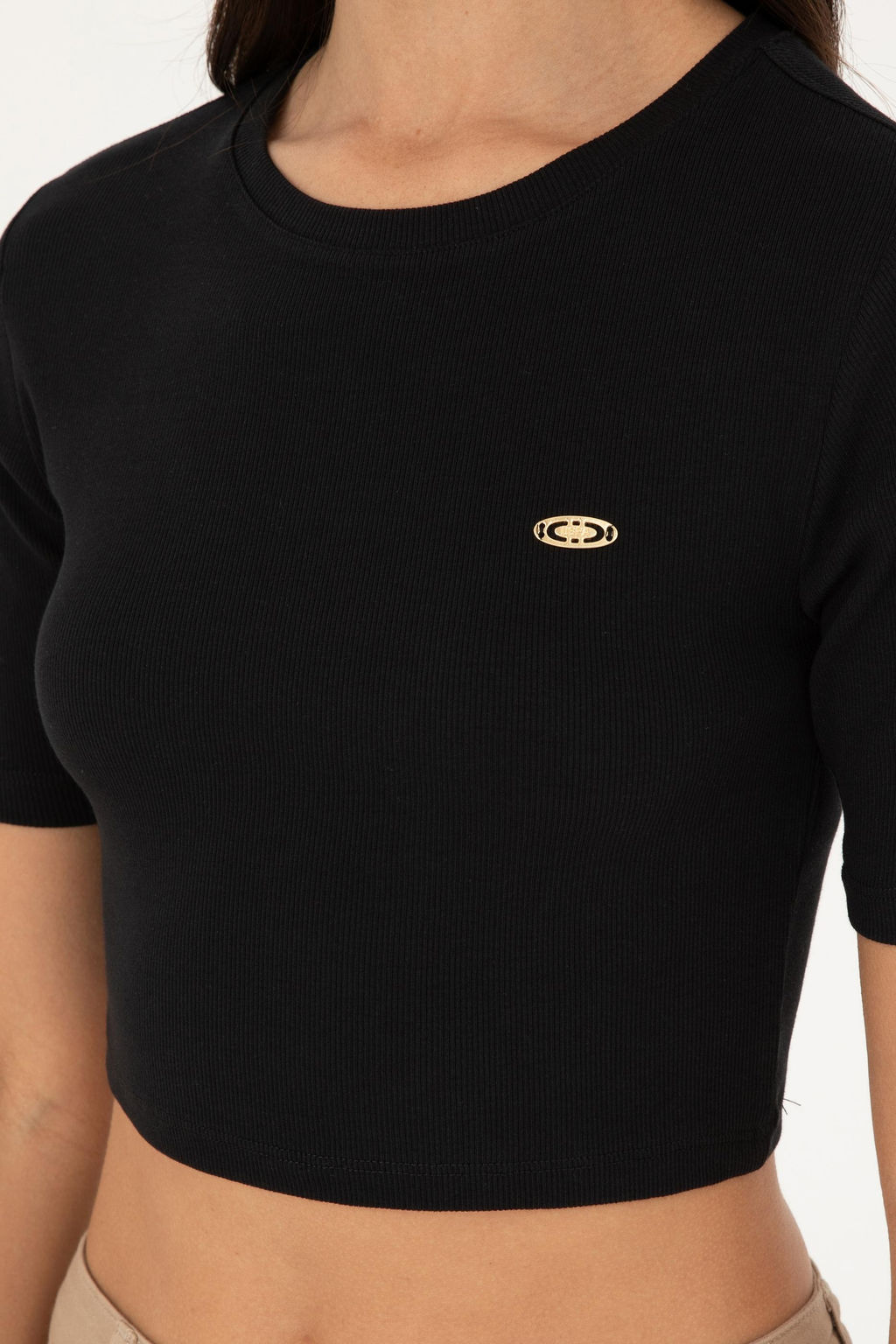 U. S. Polo Assn / Женская черная футболка - U.s. polo assn фото 7