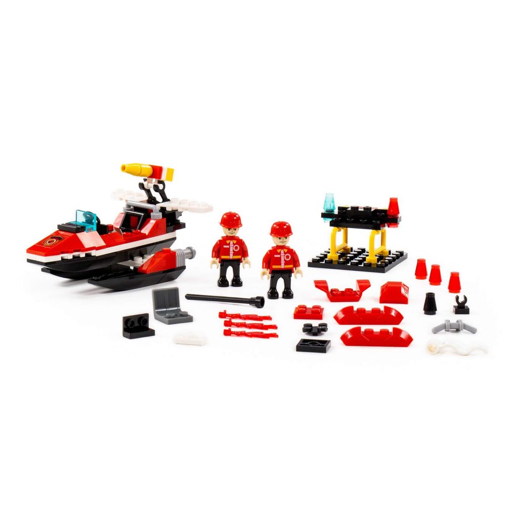 Конструктор Классик Пожарная служба-1.4 (105 элементов) (в коробке) - Полесье фото 5