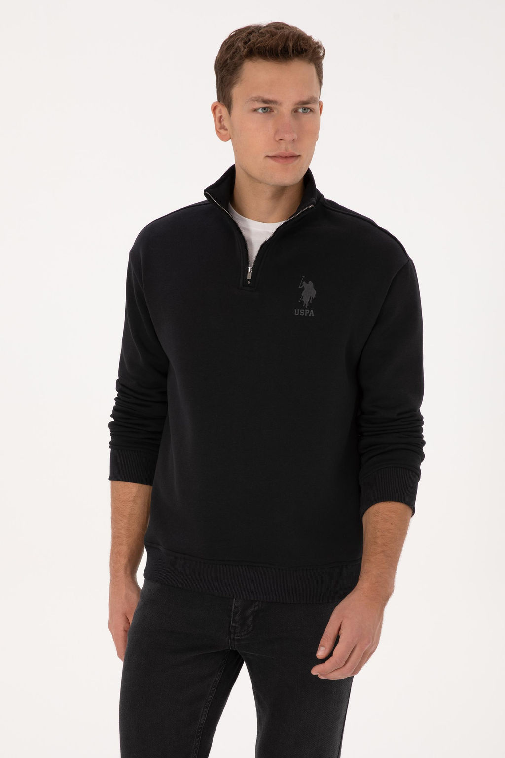Erkek Siyah Sweatshirt - U.s. polo assn фото 3