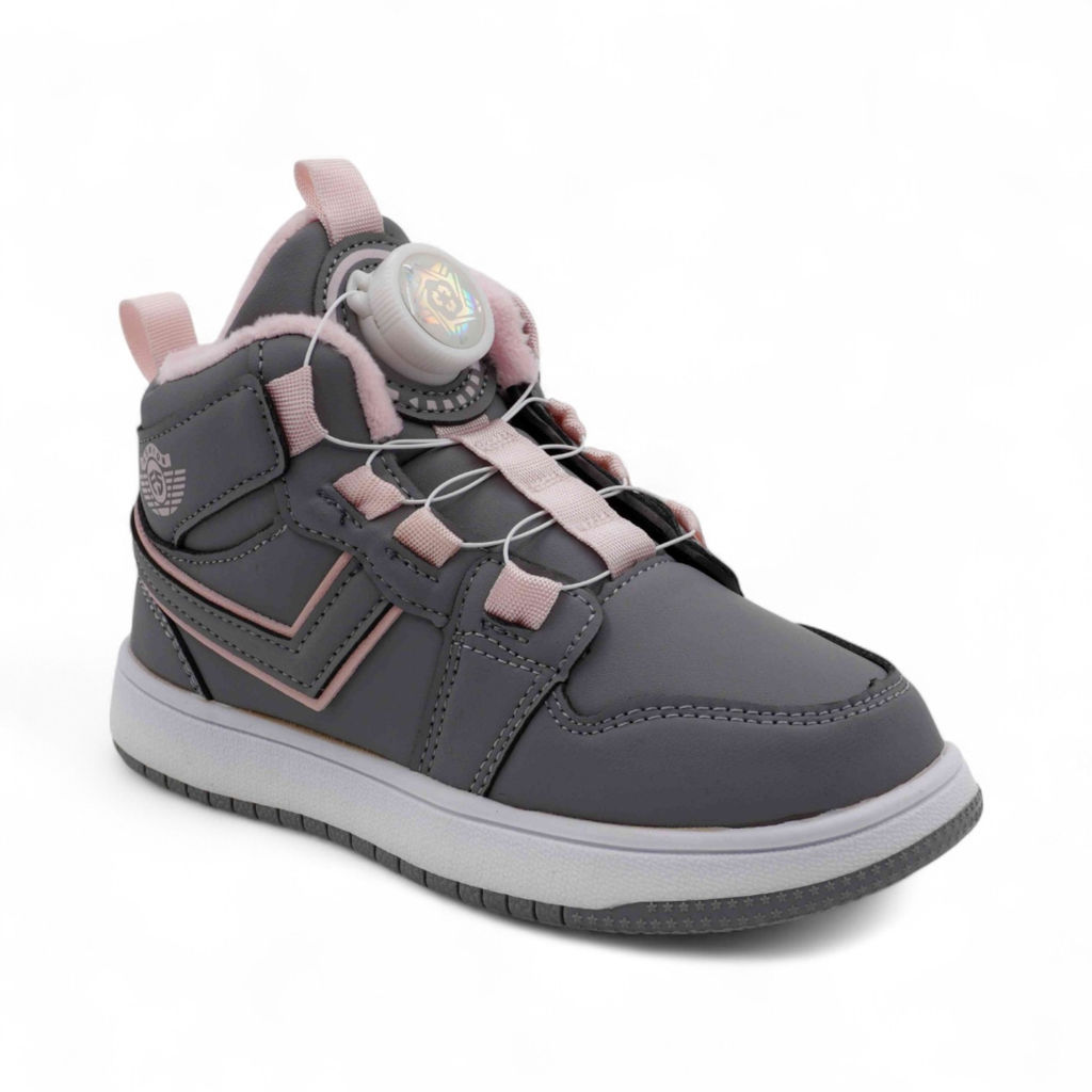 Кроссовки высокие демисезонные А7772-15 серые