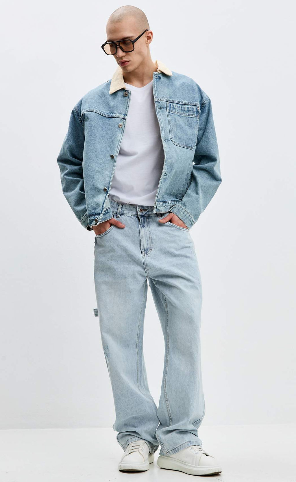 Джинсы F511-0154 l.blue - Fine joyce фото 4