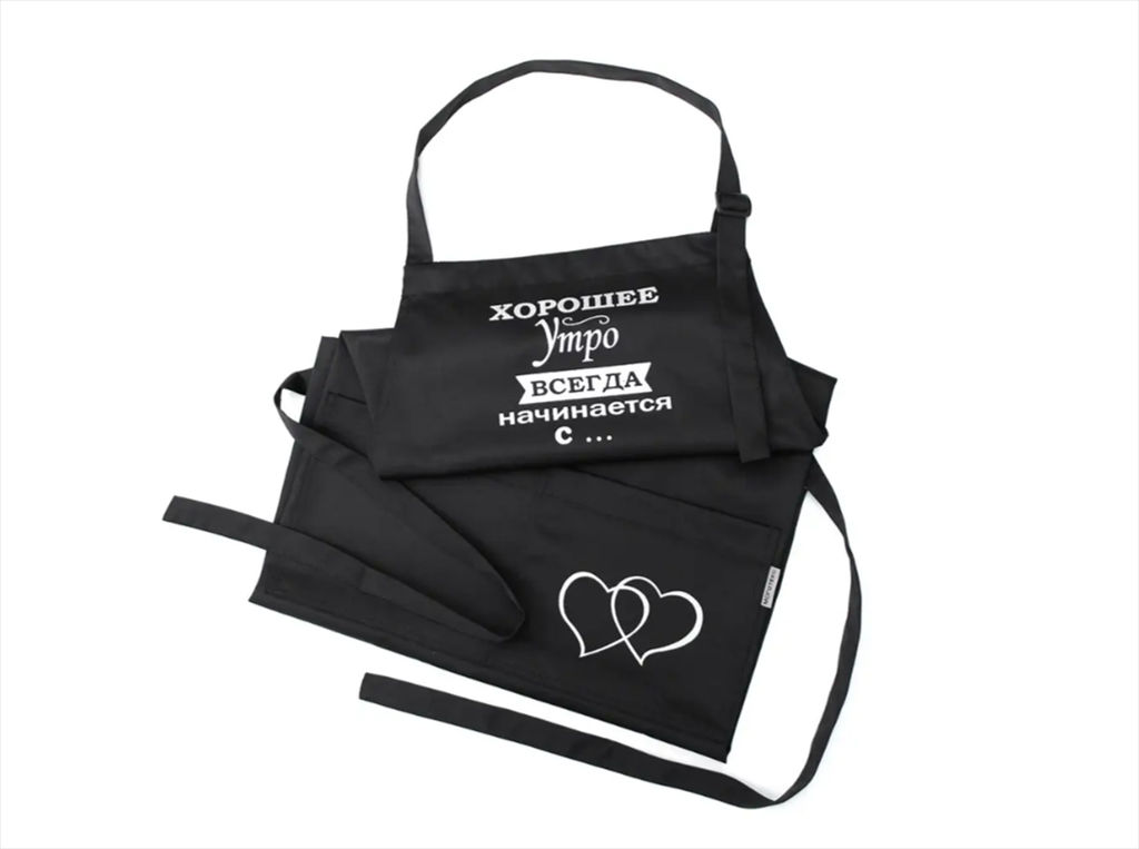 Фартук Ф/1925/утросердцесеребро 85x69