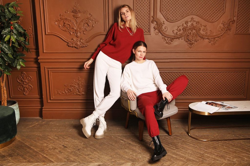 Брюки 111.110021/молочный - Seven senses фото 4