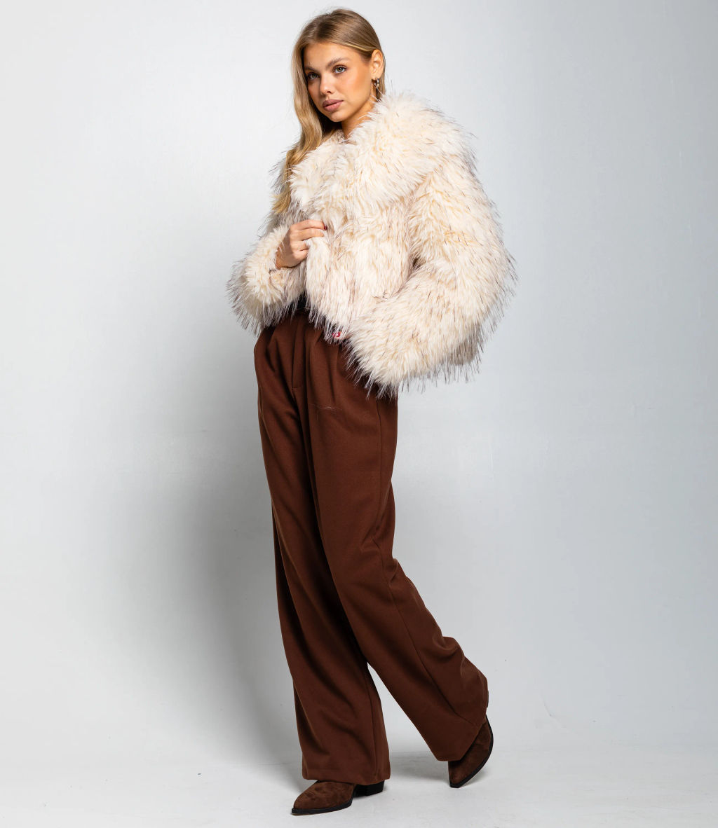 Шуба #КТ4011 (1), молочный - Dommod фото 5