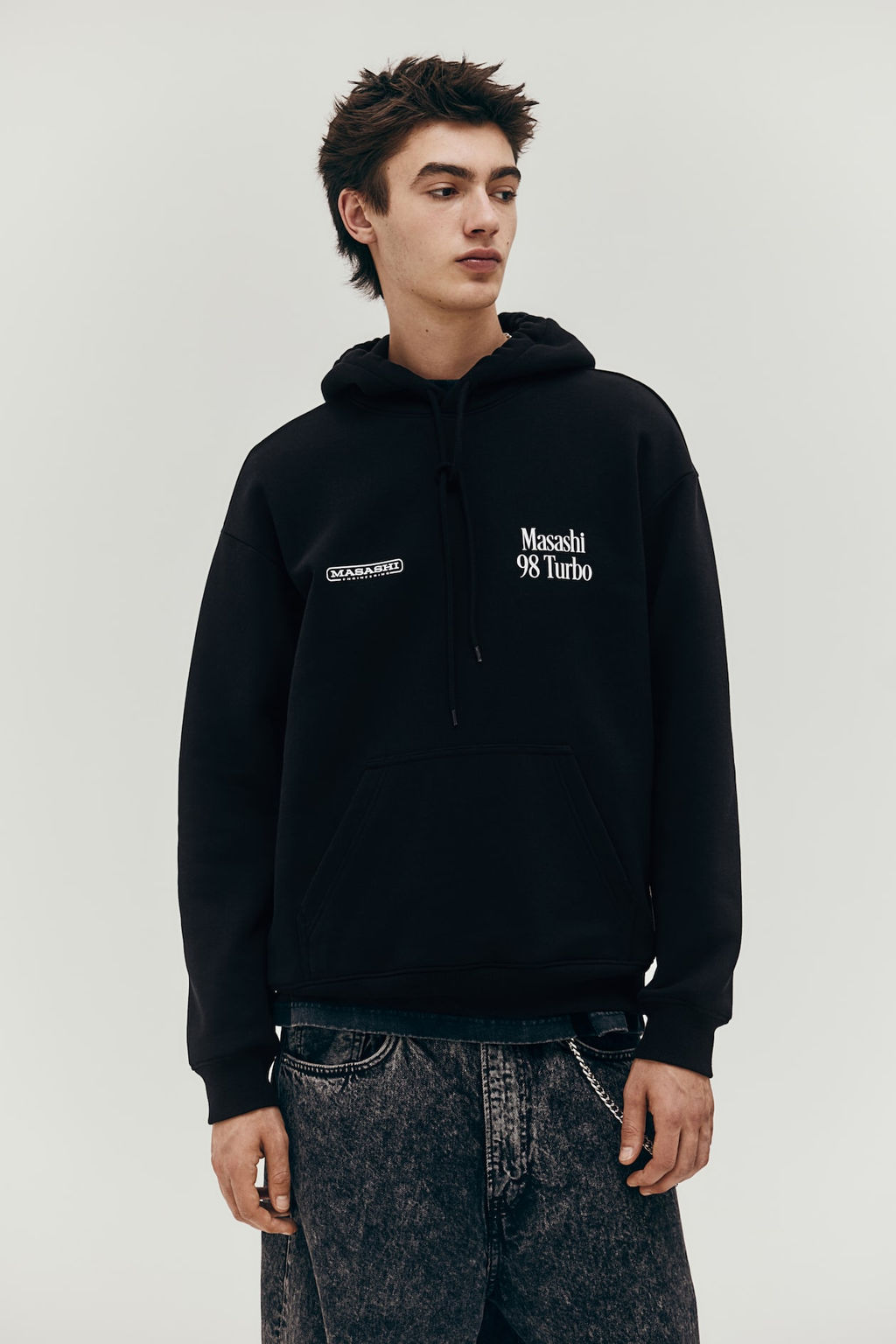 Sudadera con capucha y estampado Loose Fit - H&m фото 2