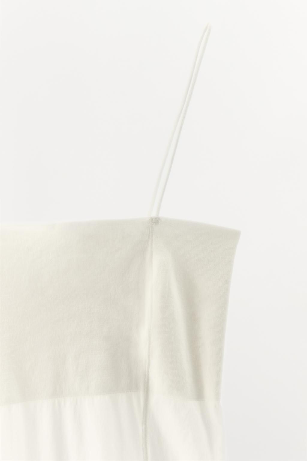 FITTED BODYSUIT WITH STITCHING - Zara фото 6