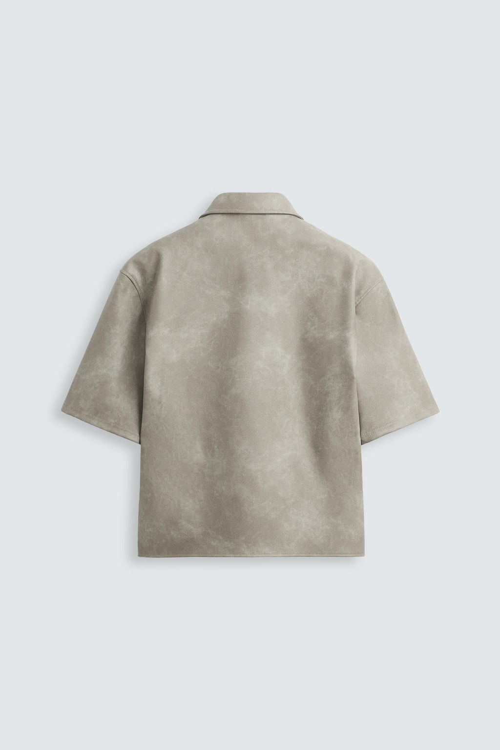 LEATHER EFFECT OVERSHIRT - Zara фото 8