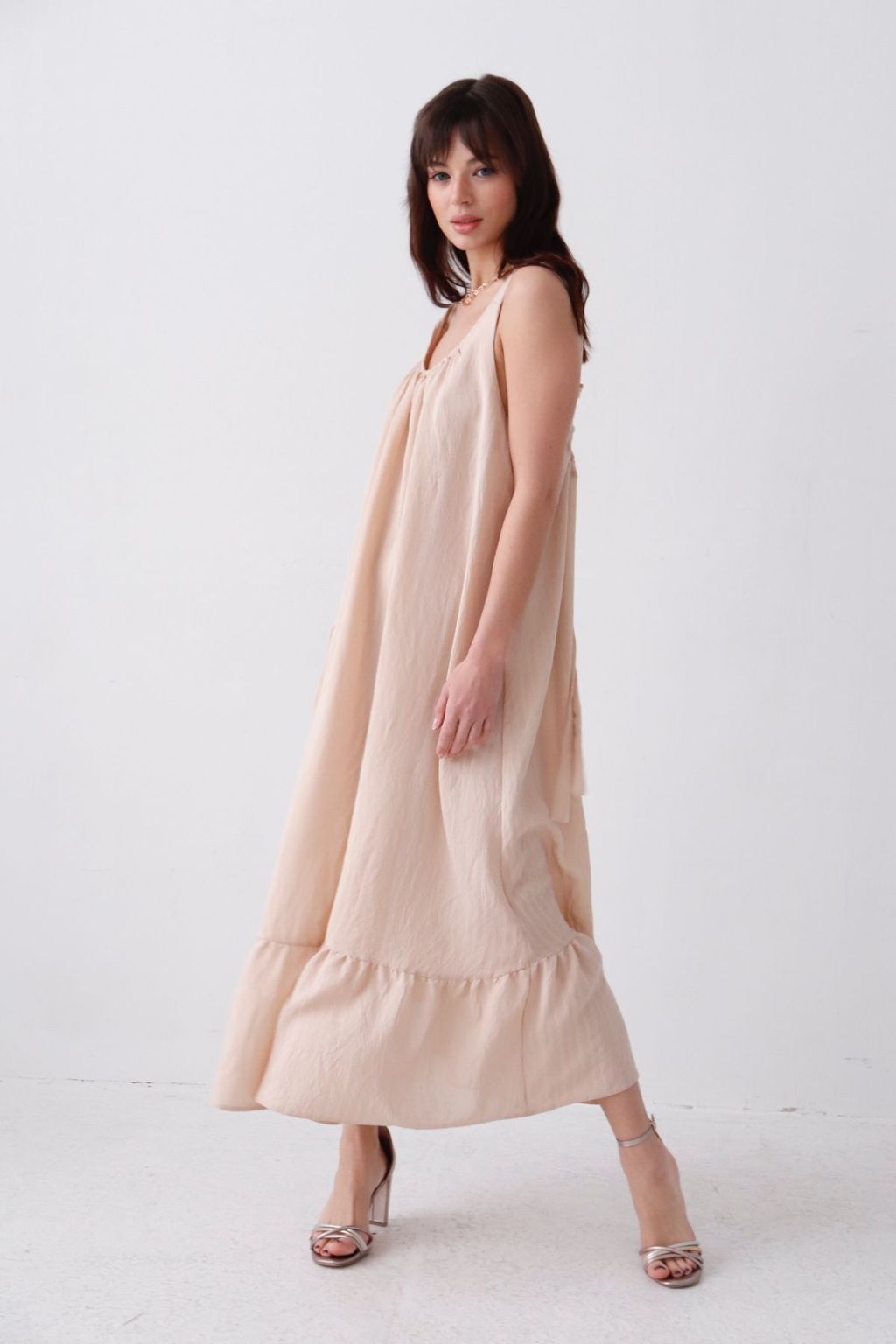 Платье Мальдивы для пляжа и фотосъёмки в цвете экрю - Martichelli фото 8