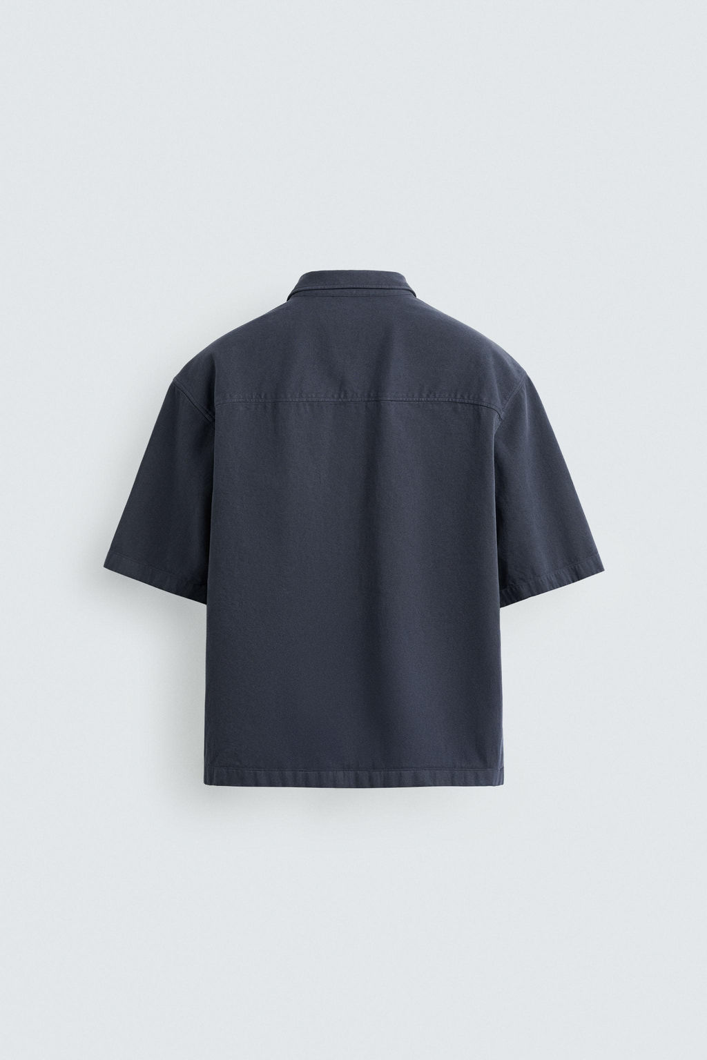 EMBROIDERED TEXTURED OVERSHIRT