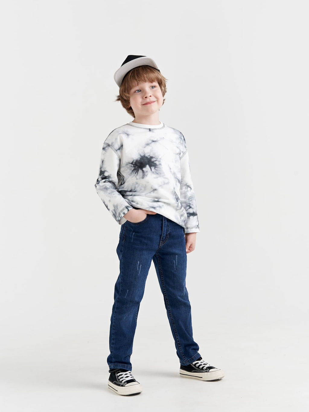 Джинсы regular fit Темно-синие