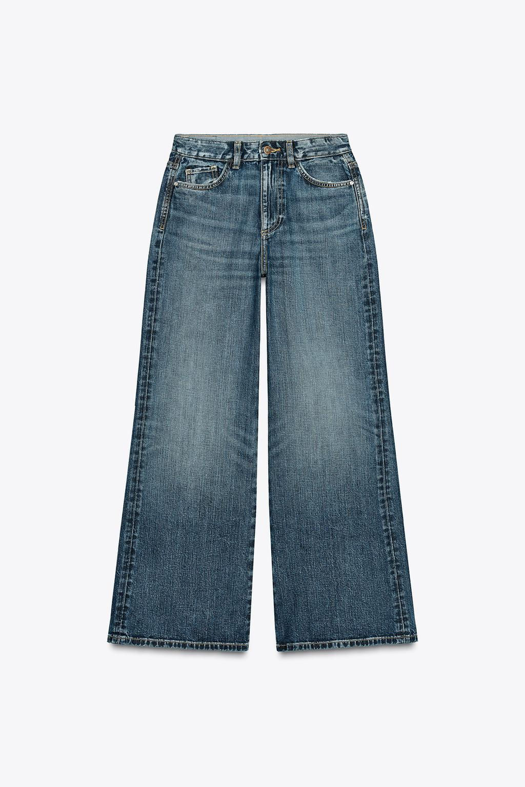 Z1975 WIDE LEG HIGH-RISE JEANS - Zara фото 4