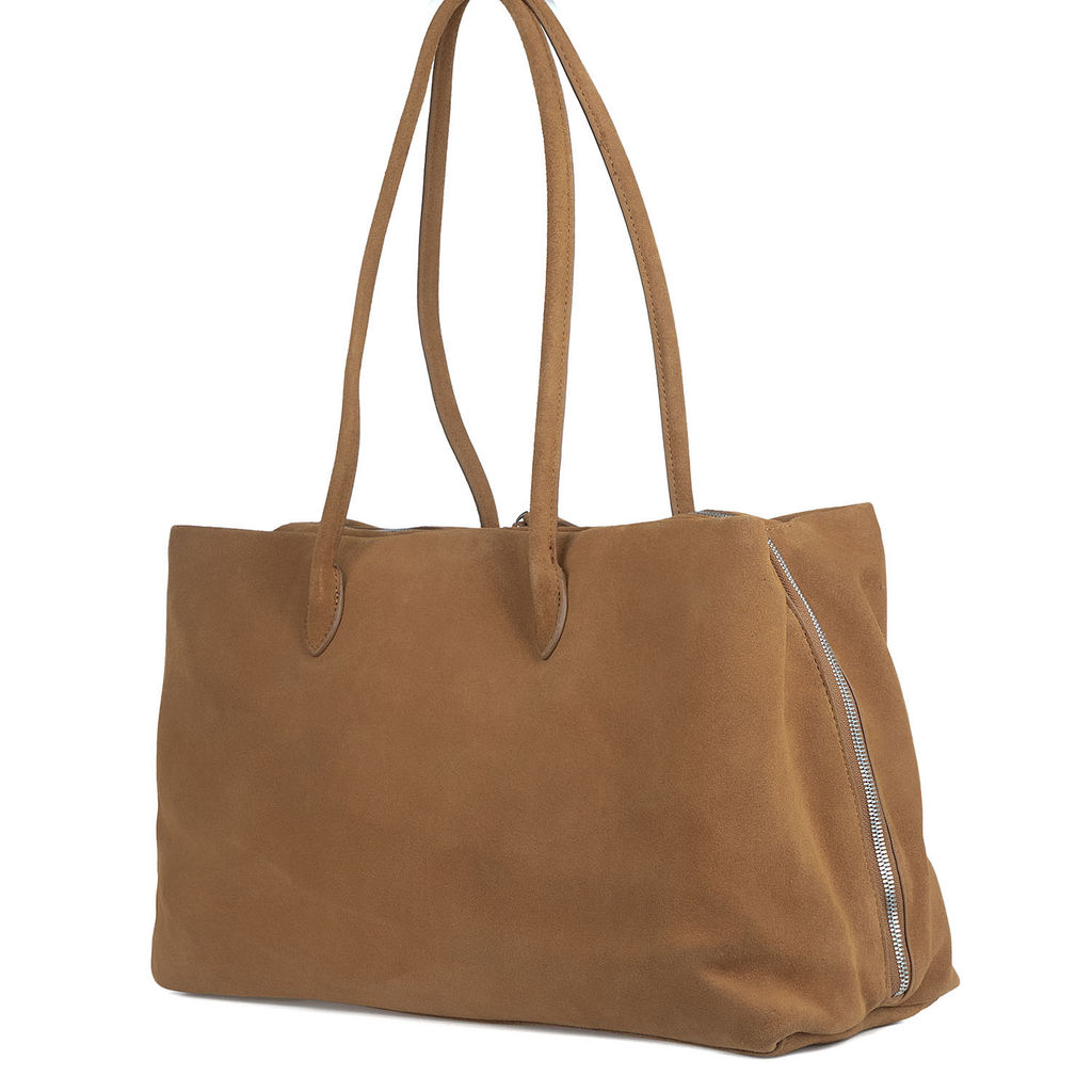 3251 рыжий, Женская замшевая сумка, Barcelo Biagi