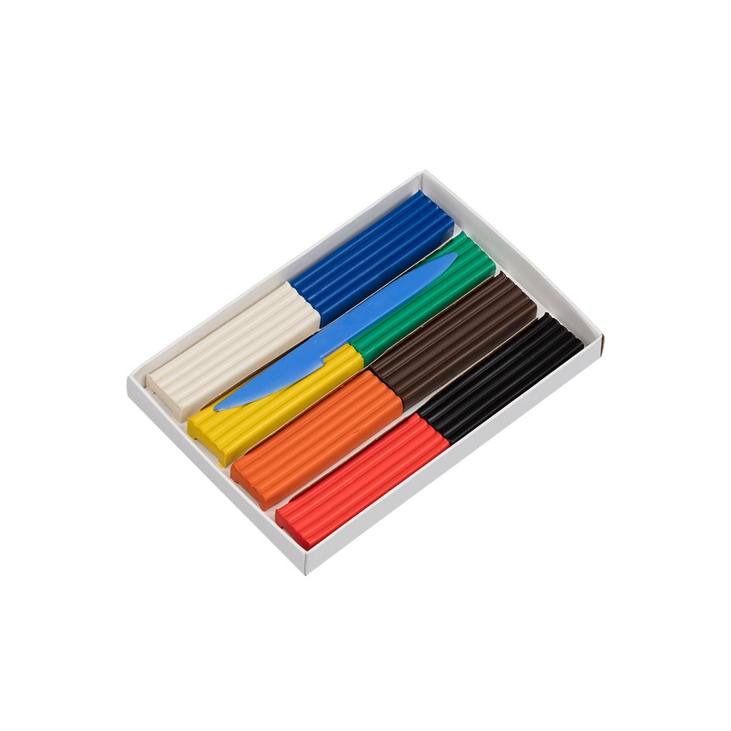 Лео ШколаСад Пластилин классический LMC-0108 160 г ( в картонной упаковке ) 8 цв  фото 4