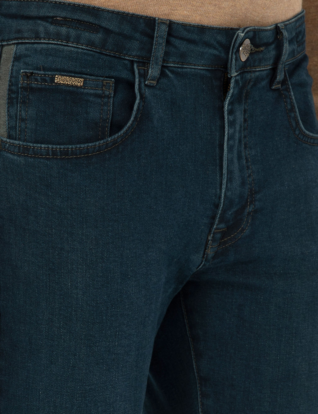 Haki Slim Fit Jean Pantolon