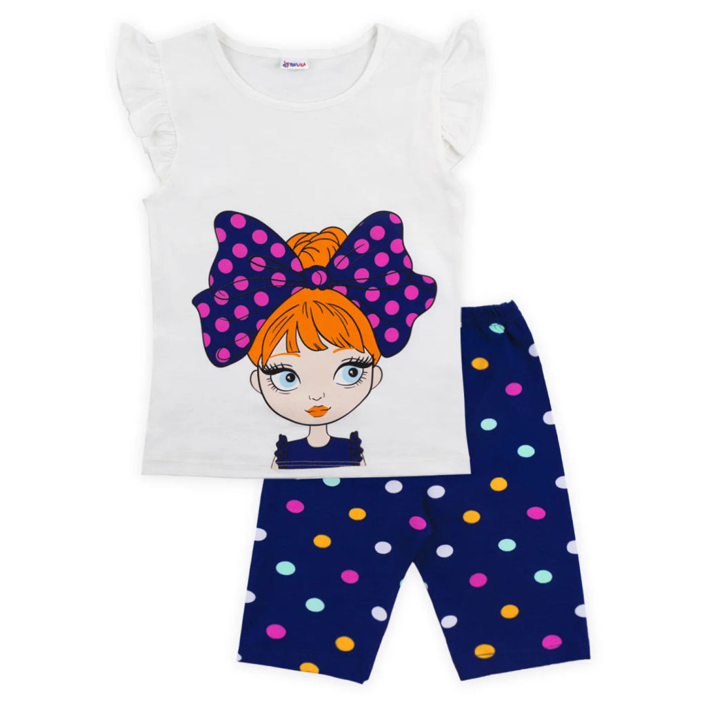 Комплект футболка кулирка, велосипедки кулирка с лайкрой 7003100106 - Youlala фото 4