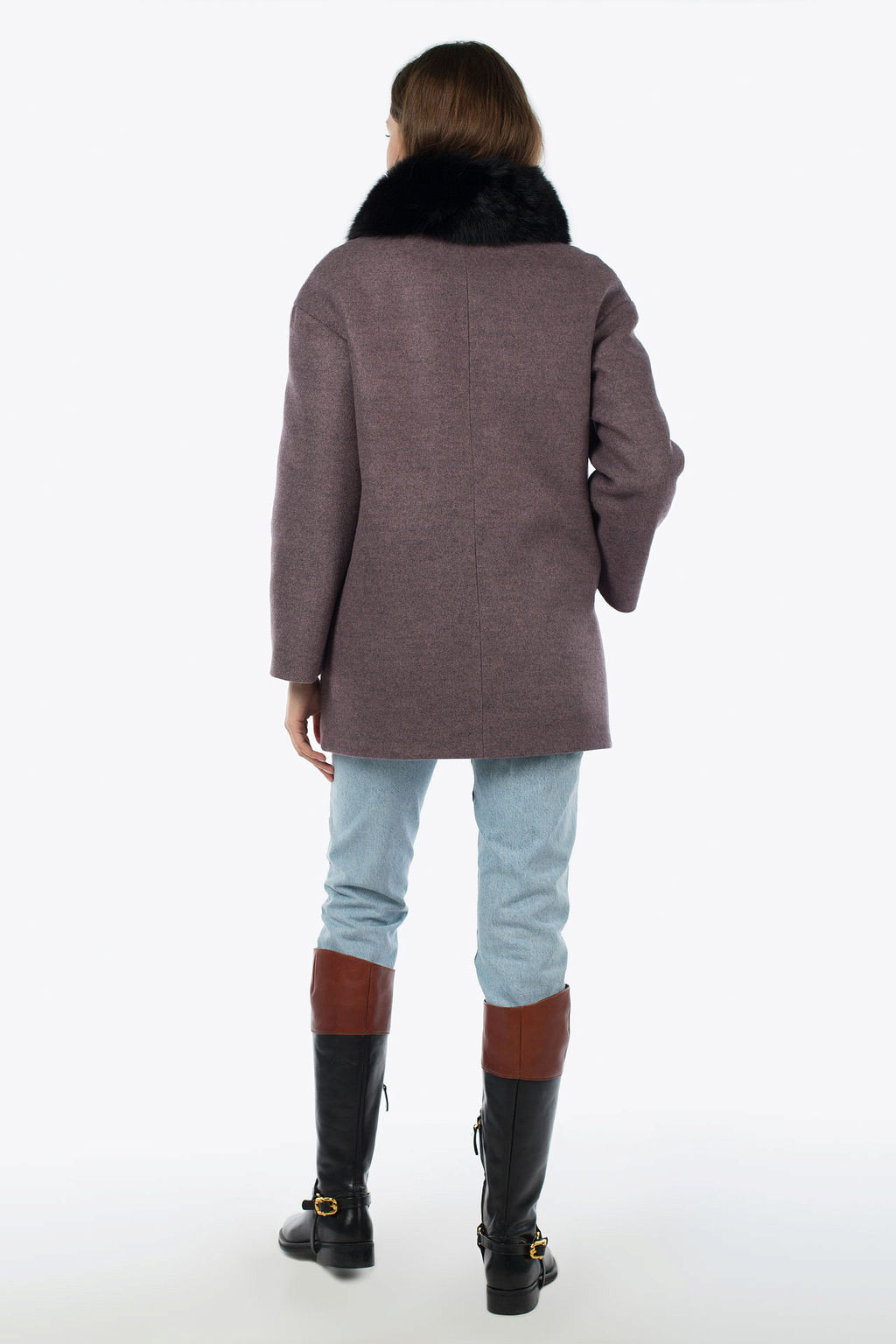 Мех натуральный (песец) Пальто утепленное Термофинн 100 г - El podio фото 5