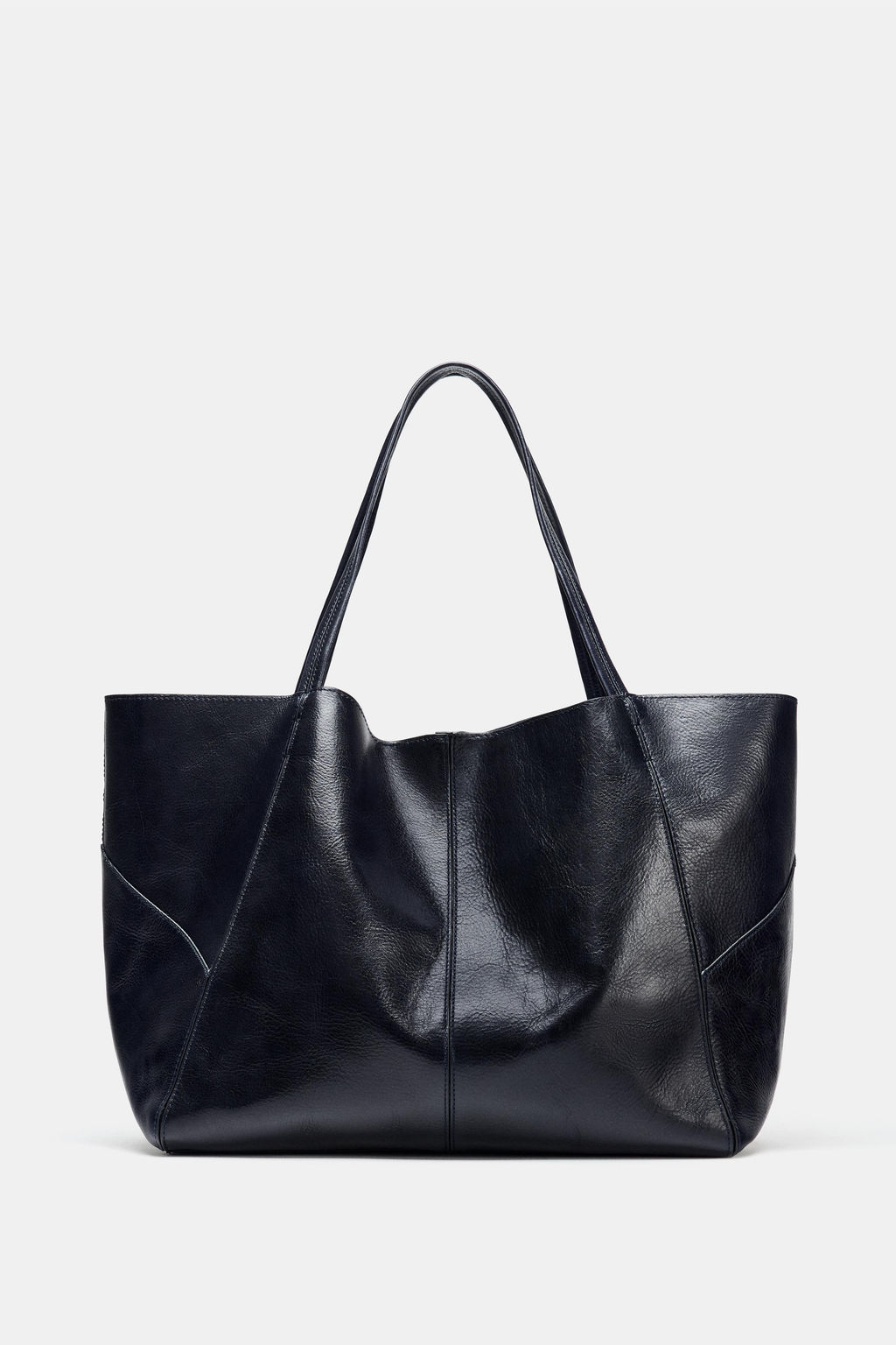LEATHER MAXI TOTE BAG