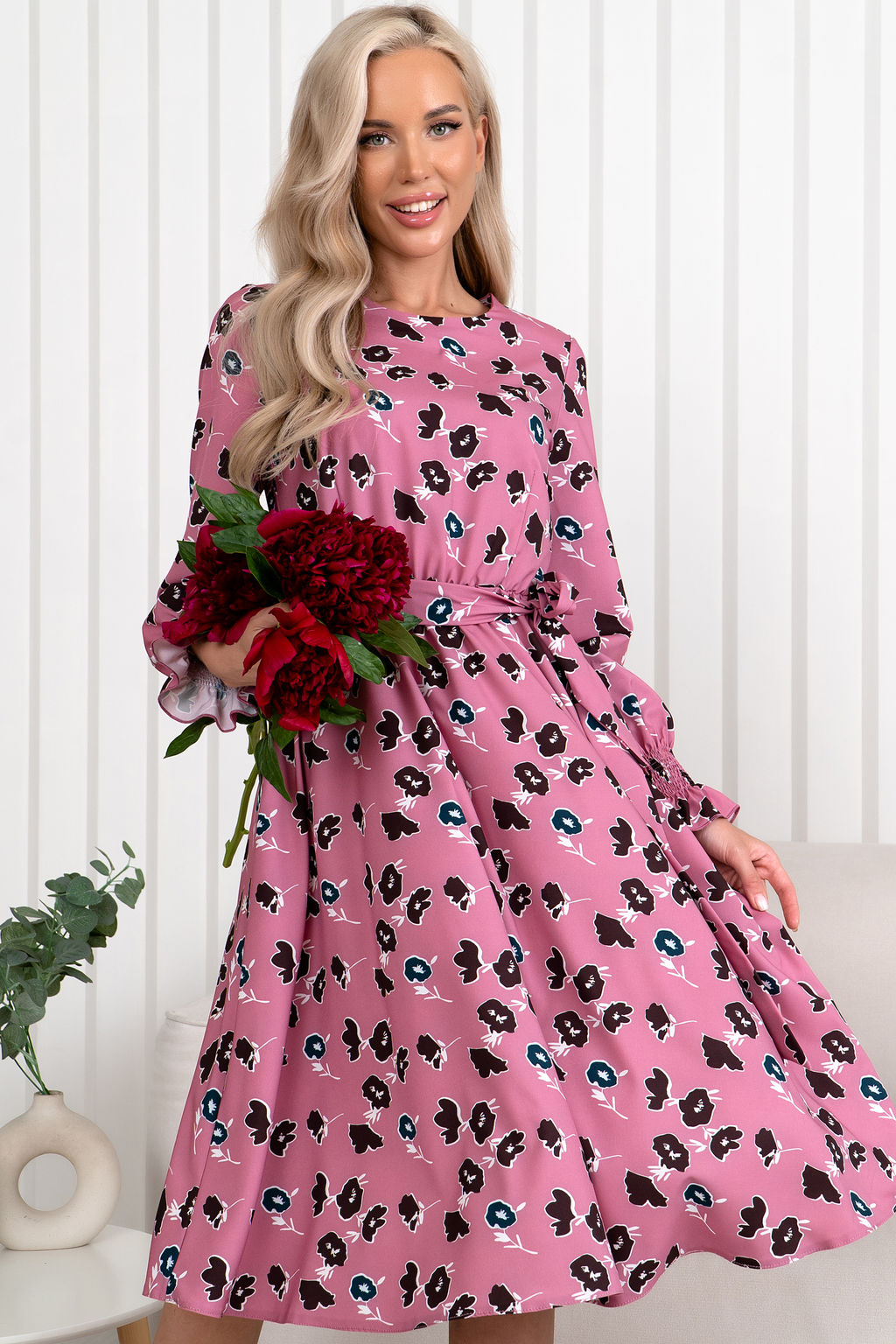 Платье Open Style 6952 фиолетовый