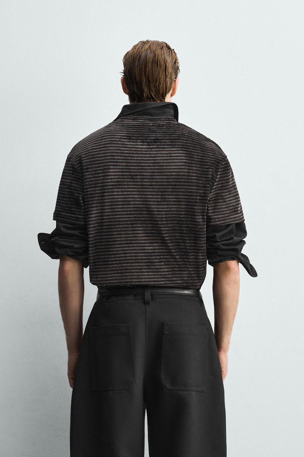 WASHED TEXTURED T-SHIRT - Zara фото 3