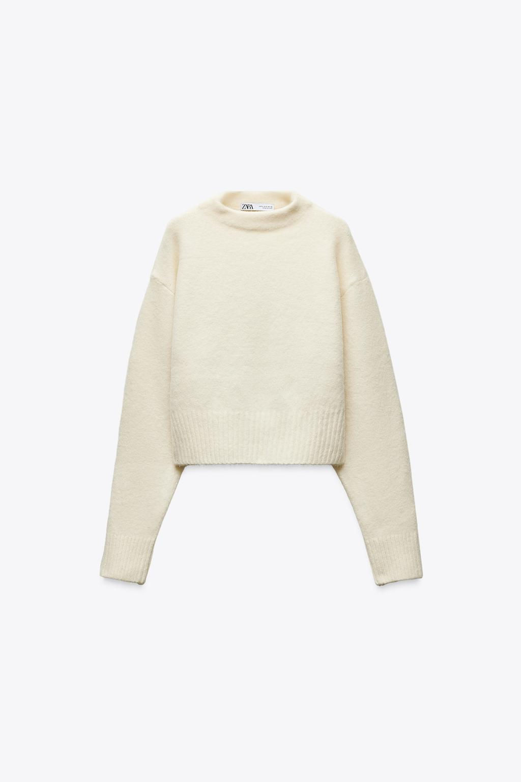 ROUND NECK KNIT SWEATER - Zara фото 6