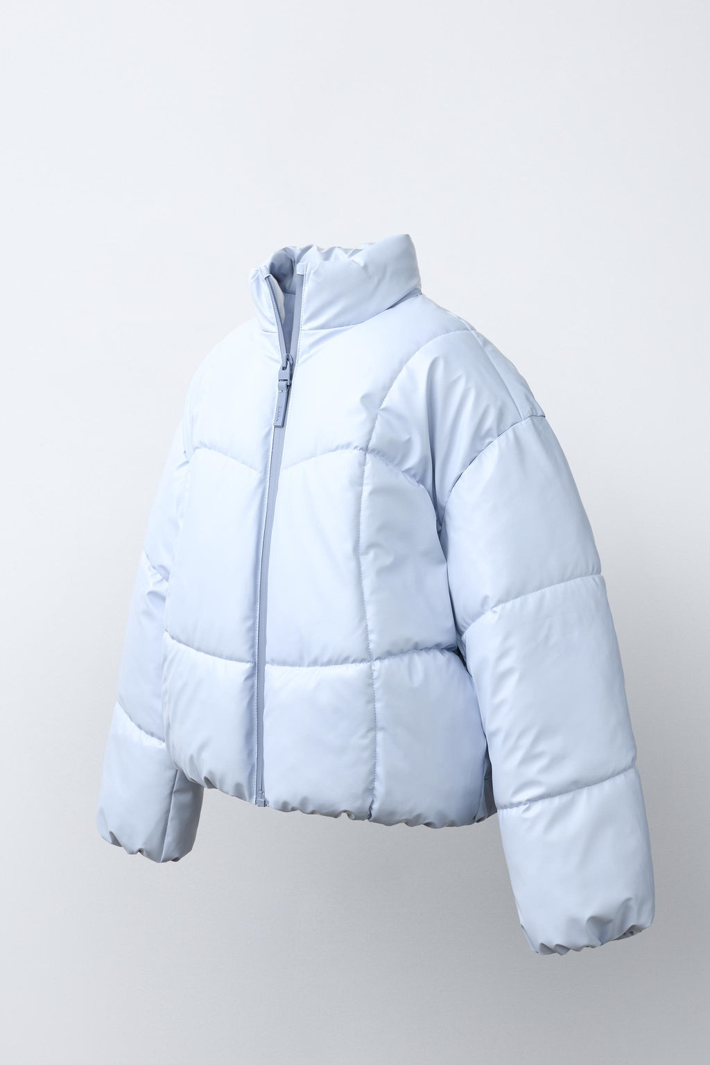 CAZADORA ACOLCHADA BRILLO WATER REPELLENT / Azul pastel - Zara фото 2