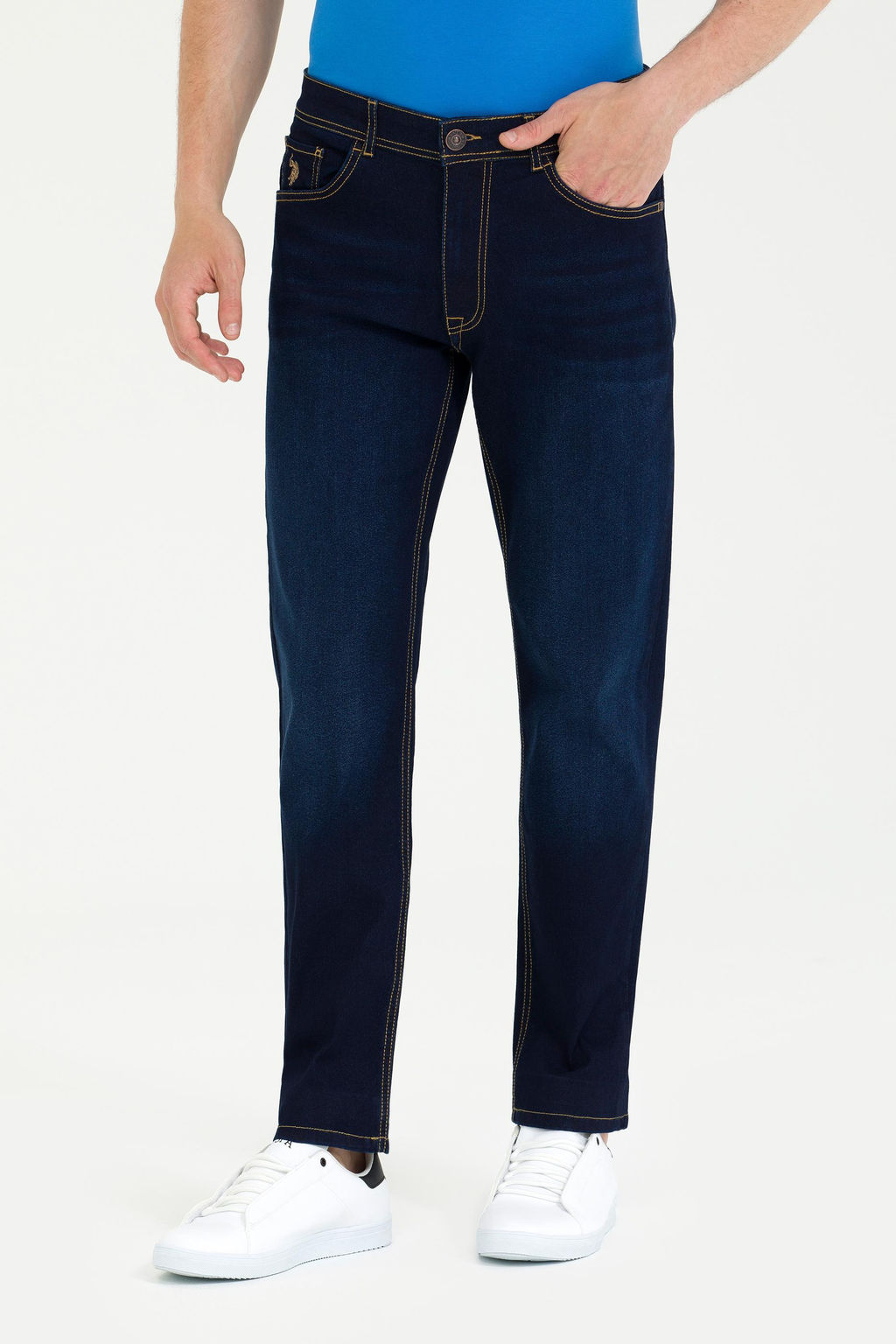 Мужские синие джинсовые брюки Неожиданная скидка в корзине - U.s. polo assn фото 9