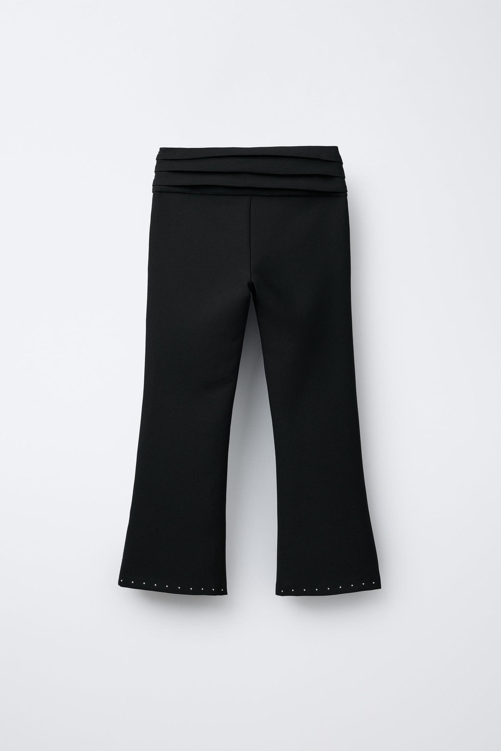 STUDDED FLARE TROUSERS - Zara фото 2