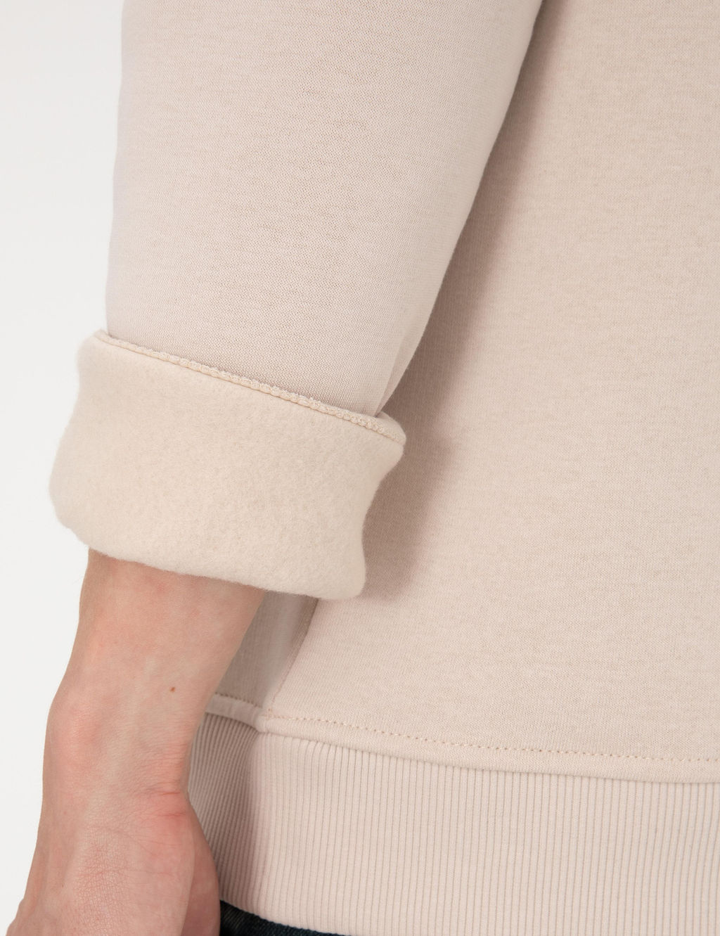 Ta_ 2 _plik Regular Fit __i Polarl_ Kap__onlu Basic Sweatshirt