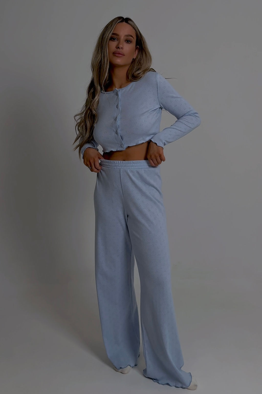 -1505 ГОЛУБАЯ ПИЖАМА - Karolina фото 2
